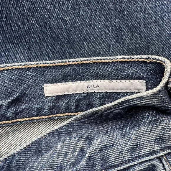 Citizens of Humanity Ayla Baggy Cuffed Crop Wide Leg Jeans Claremont 29 - Picture 12 of 13